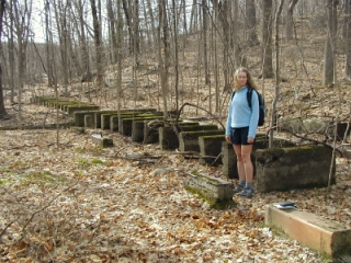 The remains of the old steam-powered sawmill was just one of the interesting archaeological "discoveries" we made while hiking along the Sterling Ridge trail toward the furnaces at Long Pond Ironworks.