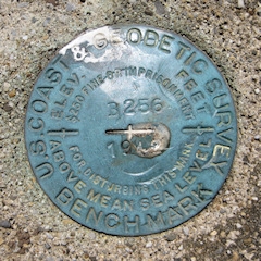 NGS Bench Mark B 256, southwest of New Paltz