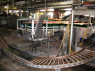 Conveyance equipment inside the brewery