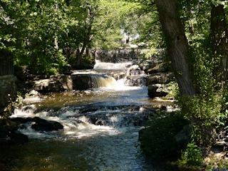 A small waterfall on Middle Creek