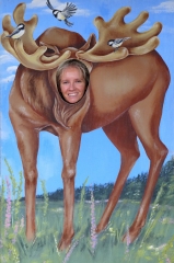 Zhanna as a moose