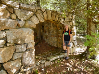 An archway at the house by Eagle Lake