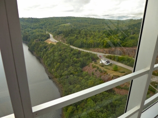 Upper Observation Deck, View, Scenic Overlook and U.S. Route 1.