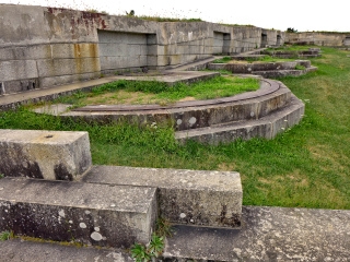 Fort Knox, Terreplein, “D” Battery, Scene