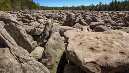 16 acres of exposed boulders