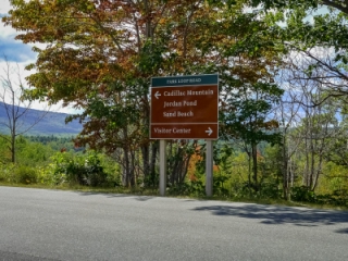 The Bracken Trail can be accessed very close to this sign.