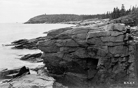 Otter Point Lookout Tower, from Thunder Hole