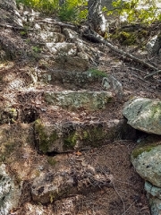 The third granite staircase we encountered in our quest.