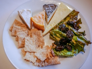 Small Cheese Plate, dinner at Red Sky