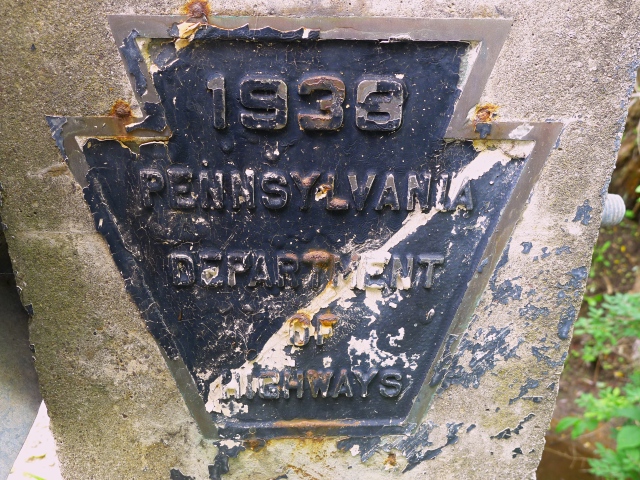 PDH bridge plaque from 1938