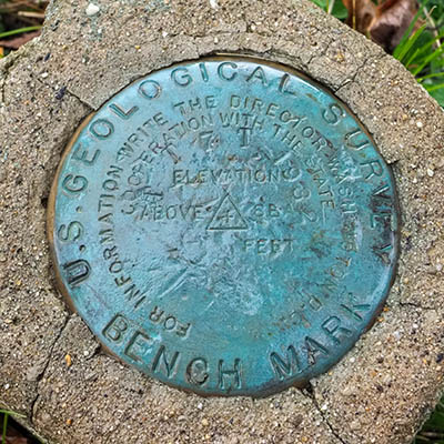 USGS Bench Mark Disk TT 7 T 1932